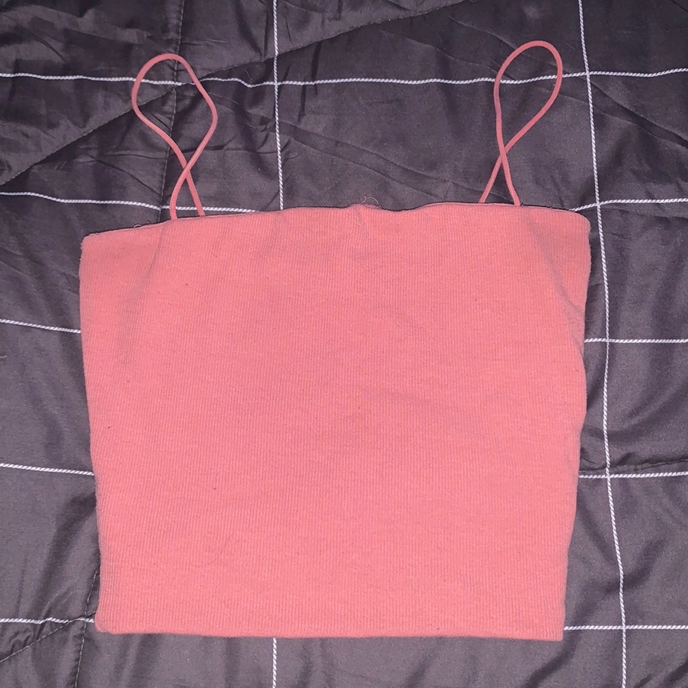 Pink crop top